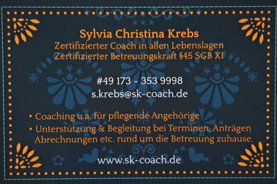 Visitenkarte Rückseite